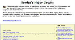 Desktop Screenshot of bowdenshobbycircuits.info